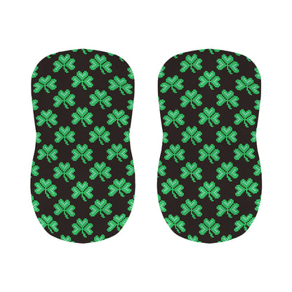 Pixel Clover St. Patrick's Day Print Bar Stool Covers