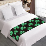 Pixel Clover St. Patrick's Day Print Bed Runner