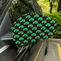 Pixel Clover St. Patrick's Day Print Car Side Mirror Covers