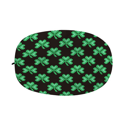 Pixel Clover St. Patrick's Day Print Car Side Mirror Covers