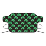 Pixel Clover St. Patrick's Day Print Car Windshield Snow Cover