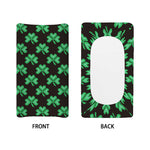 Pixel Clover St. Patrick's Day Print Changing Pad Cover