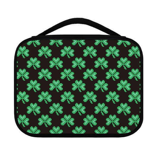 Pixel Clover St. Patrick's Day Print Classic Bible Case