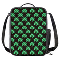 Pixel Clover St. Patrick's Day Print Crossbody Lunch Bag