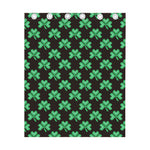 Pixel Clover St. Patrick's Day Print Curtain