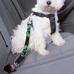 Pixel Clover St. Patrick's Day Print Dog Seat Belt