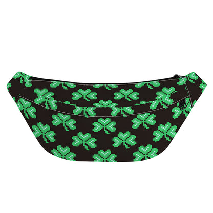 Pixel Clover St. Patrick's Day Print Fanny Pack