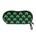 Pixel Clover St. Patrick's Day Print Glasses Case