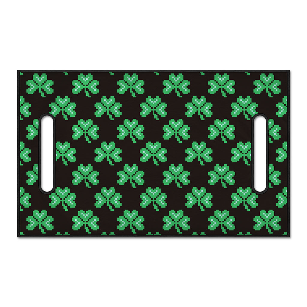 Pixel Clover St. Patrick's Day Print Golf Cart Seat Cover
