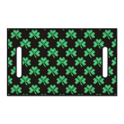 Pixel Clover St. Patrick's Day Print Golf Cart Seat Cover