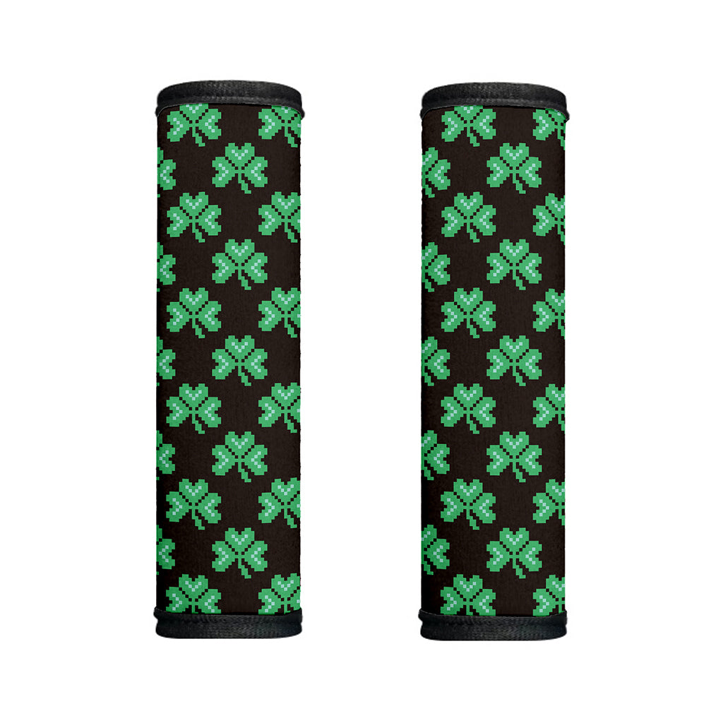 Pixel Clover St. Patrick's Day Print Handle Covers