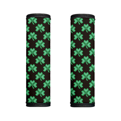 Pixel Clover St. Patrick's Day Print Handle Covers
