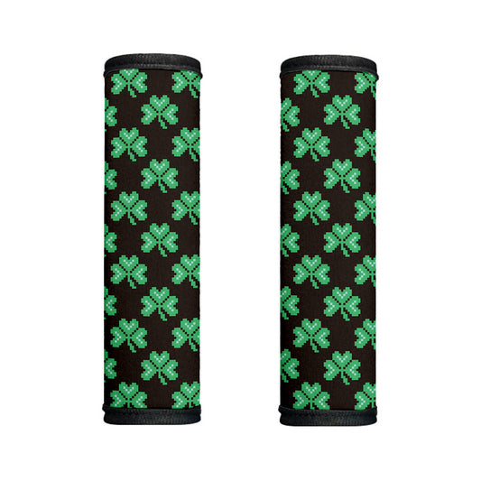 Pixel Clover St. Patrick's Day Print Handle Covers