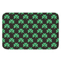 Pixel Clover St. Patrick's Day Print Indoor Door Mat