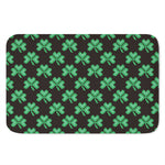 Pixel Clover St. Patrick's Day Print Indoor Door Mat