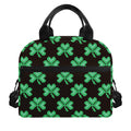 Pixel Clover St. Patrick's Day Print Insulated Lunch Bag