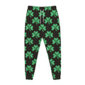 Pixel Clover St. Patrick's Day Print Jogger Pants