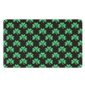 Pixel Clover St. Patrick's Day Print Polyester Doormat