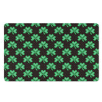 Pixel Clover St. Patrick's Day Print Polyester Doormat