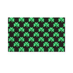 Pixel Clover St. Patrick's Day Print Polyester Flag