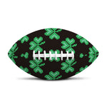Pixel Clover St. Patrick's Day Print Rugby Ball