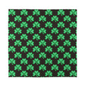 Pixel Clover St. Patrick's Day Print Silk Bandana