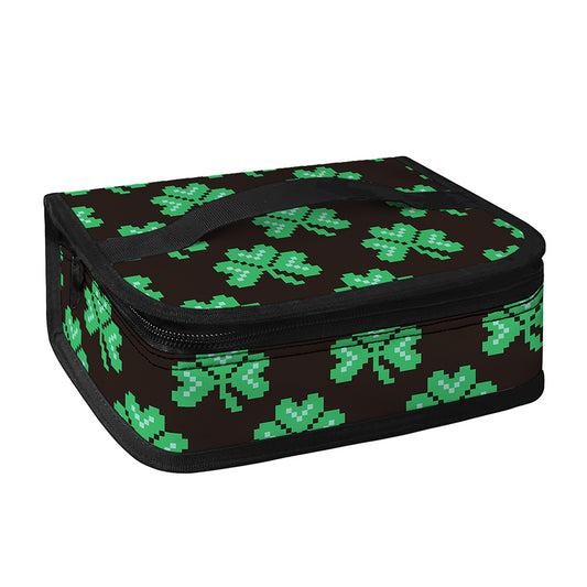 Pixel Clover St. Patrick's Day Print Small Lunch Bag