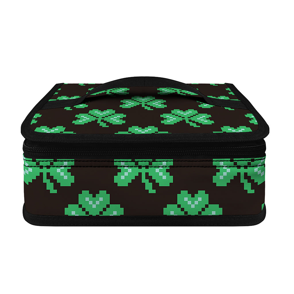 Pixel Clover St. Patrick's Day Print Small Lunch Bag
