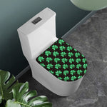 Pixel Clover St. Patrick's Day Print Toilet Lid Cover