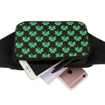 Pixel Clover St. Patrick's Day Print Waist Bag