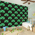 Pixel Clover St. Patrick's Day Print Wall Sticker