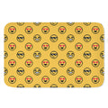 Pixel Emoji Pattern Print Indoor Door Mat