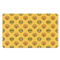 Pixel Emoji Pattern Print Polyester Doormat