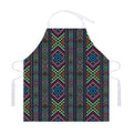 Pixel Ethnic Pattern Print Adjustable Apron