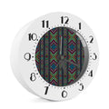 Pixel Ethnic Pattern Print Alarm Clock