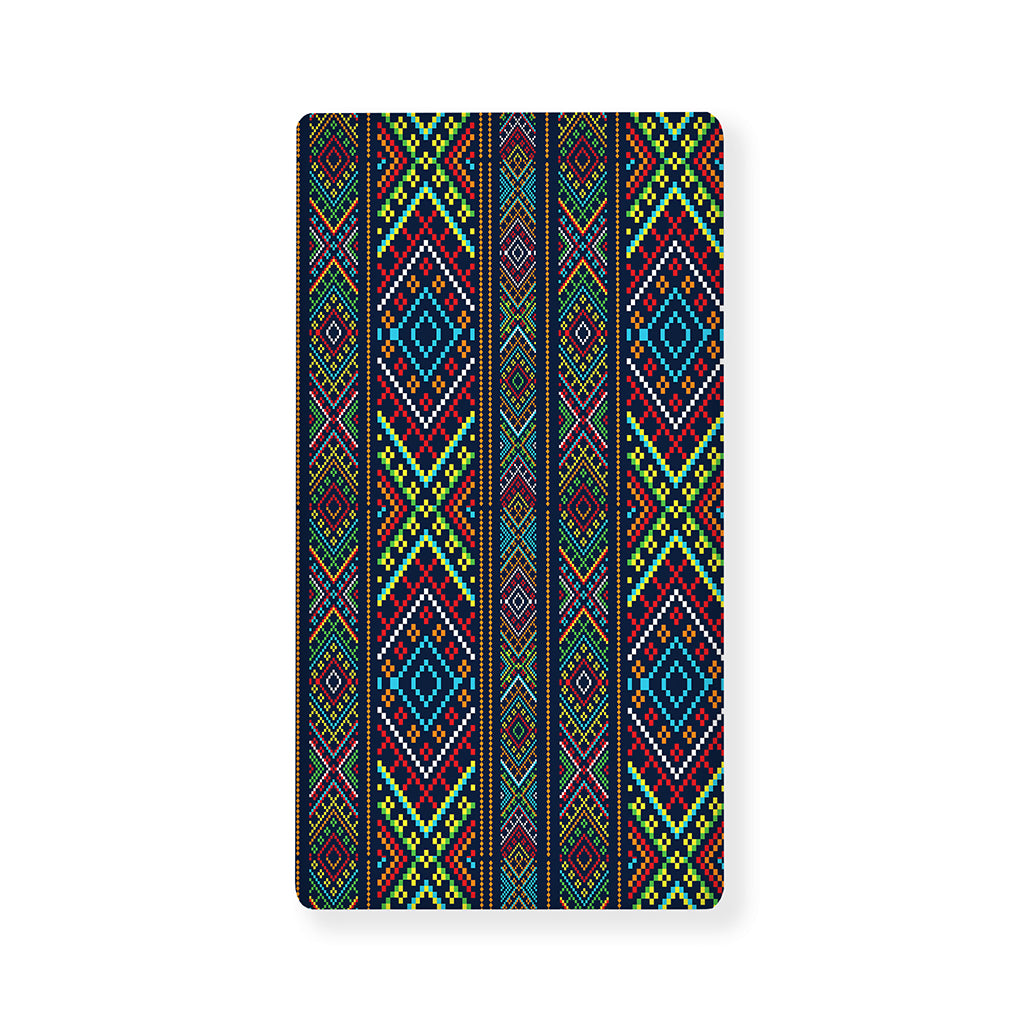 Pixel Ethnic Pattern Print Baby Crib Sheet