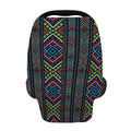 Pixel Ethnic Pattern Print Baby Seat Cover