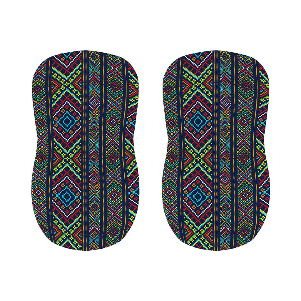 Pixel Ethnic Pattern Print Bar Stool Covers