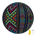 Pixel Ethnic Pattern Print Basketball