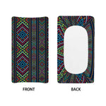 Pixel Ethnic Pattern Print Changing Pad Cover