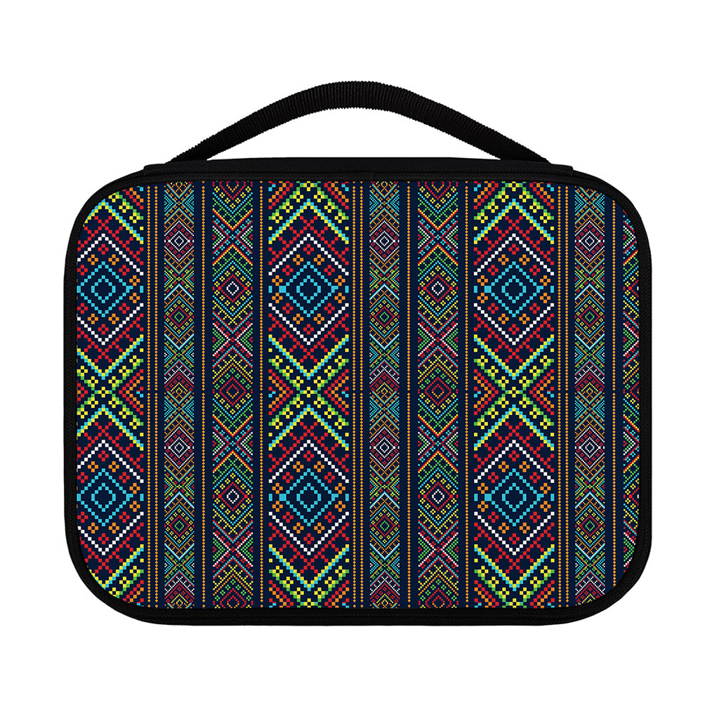 Pixel Ethnic Pattern Print Classic Bible Case