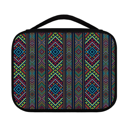 Pixel Ethnic Pattern Print Classic Bible Case