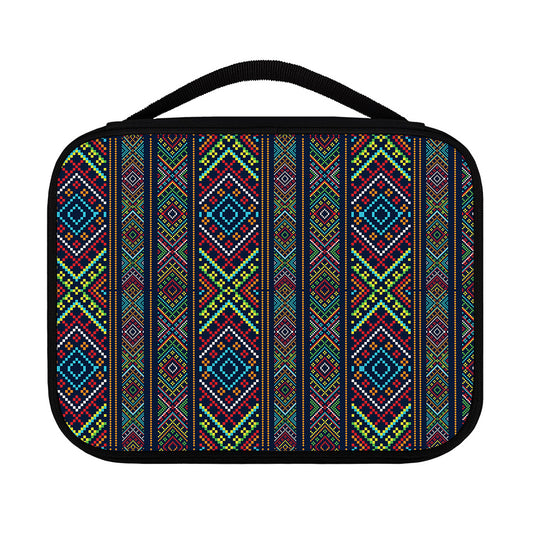 Pixel Ethnic Pattern Print Classic Bible Case