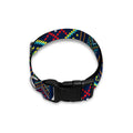 Pixel Ethnic Pattern Print Dog Collar