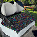 Pixel Ethnic Pattern Print Golf Cart Seat Cover