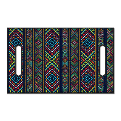 Pixel Ethnic Pattern Print Golf Cart Seat Cover