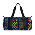 Pixel Ethnic Pattern Print Gym Bag