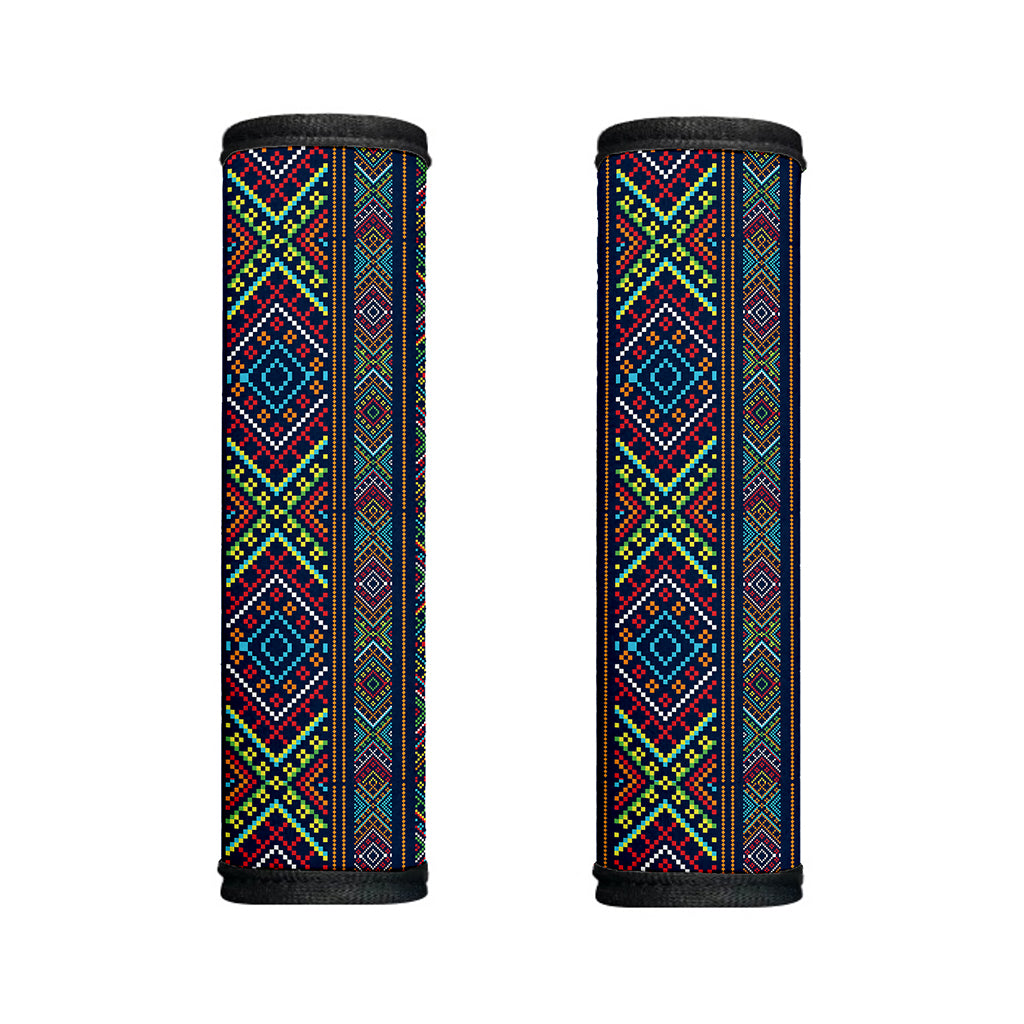 Pixel Ethnic Pattern Print Handle Covers