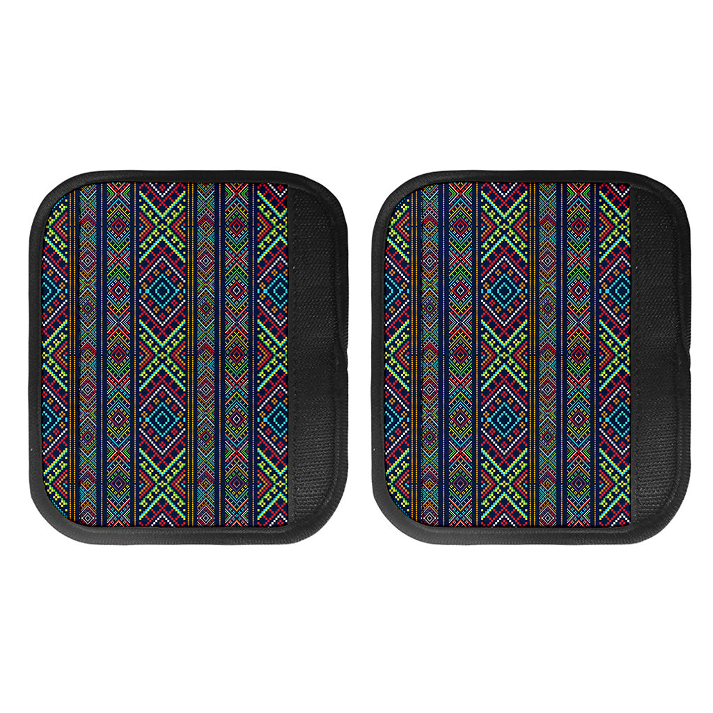 Pixel Ethnic Pattern Print Handle Covers