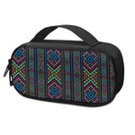 Pixel Ethnic Pattern Print Insulin Cooler Travel Case